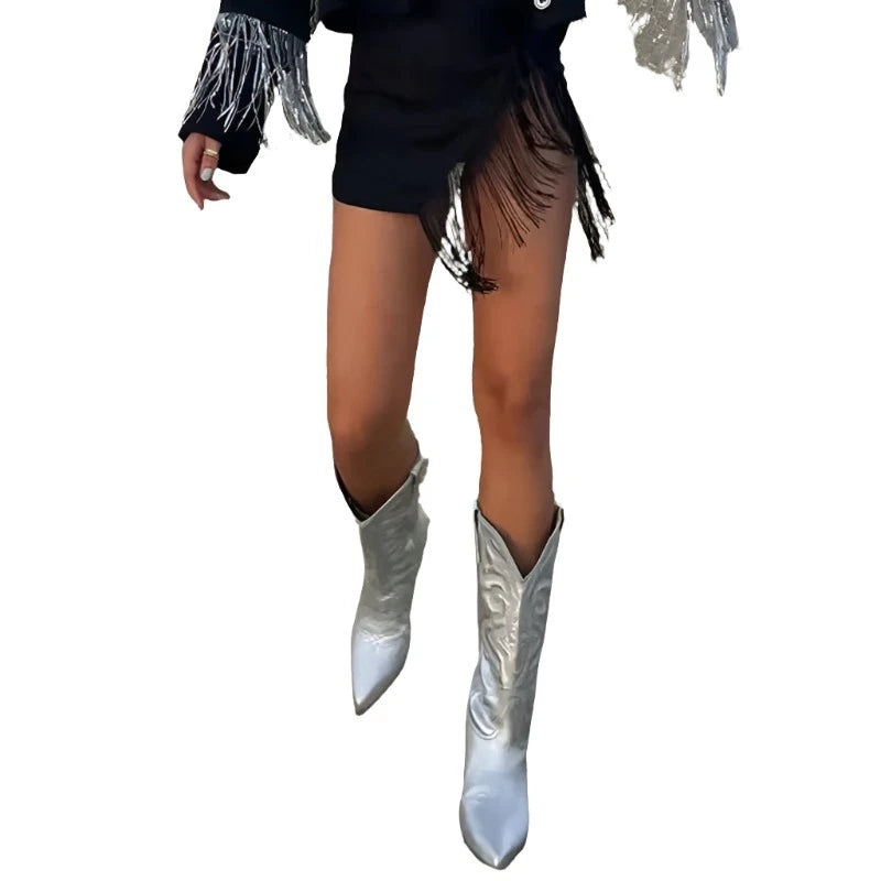 Maré Cacau™ Cowgirl Boots